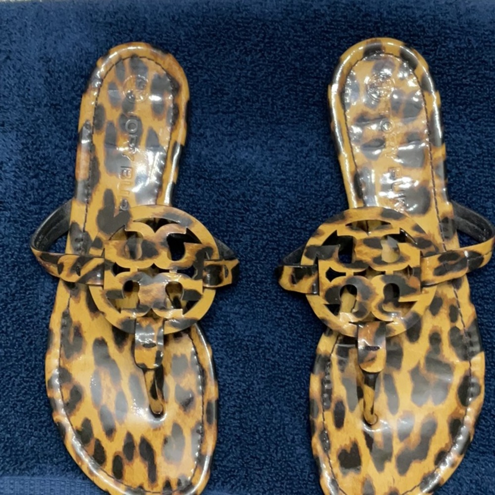 Leopard Tory Burch sandals